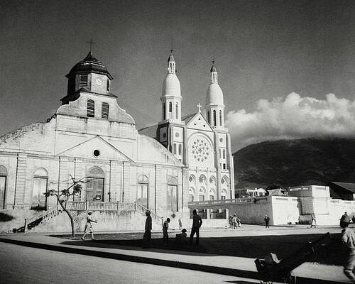 Landscape Architecture Wall Art featuring the photograph Churches In Haiti by Cecil Beaton