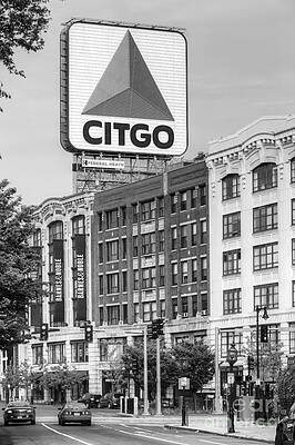 Iconic Citgo Sign in Busy City Wall Art