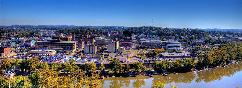 Tree Wall Art featuring the photograph City Of Parkersburg by Jonny D