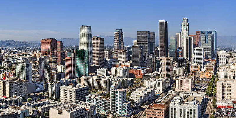 Los Angeles Wall Art featuring the photograph Cityscape by Kelley King