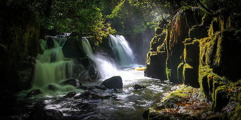 Nature Photograph - Clare Glens Waterfall by Mark Callanan