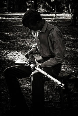 Forsake Wall Art featuring the photograph Cleaning The Stock by Ghostwinds Photography