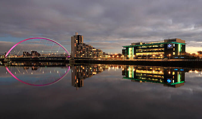 Reflection Wall Art featuring the photograph Clyde Reflections by Grant Glendinning