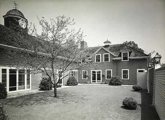Tower Photograph - Coach House And Courtyard by Tom Leonard