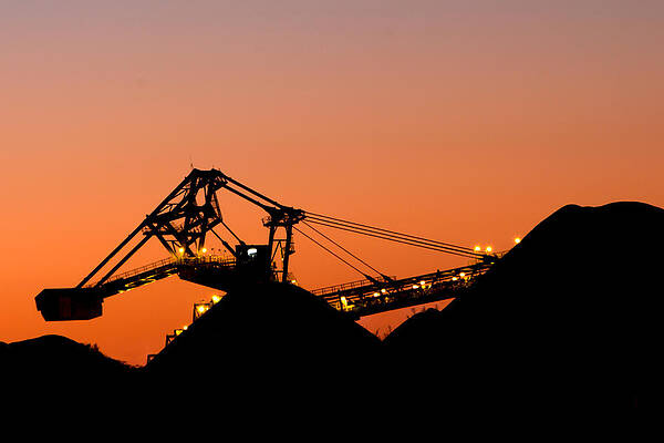 Sky Wall Art featuring the photograph Coal Loader by Nicholas Blackwell