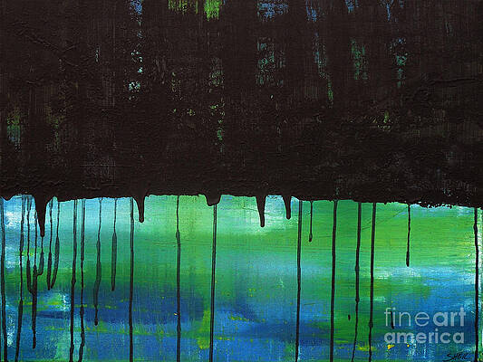 Sheil Painting - Coastal Town by Amanda Sheil