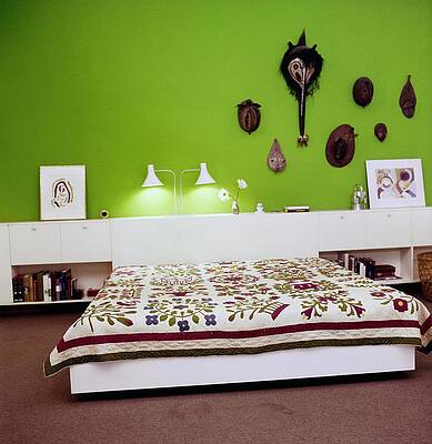 Antique Photograph - Cohen's Bedroom by Horst P. Horst