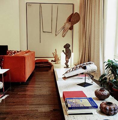 Antique Photograph - Cohen's Living Room by Horst P. Horst