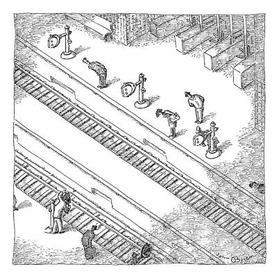 Intriguing Railroad Observation Wall Art