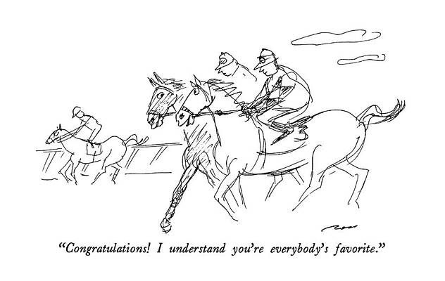 Tracks Wall Art featuring the drawing Congratulations!  I Understand You're Everybody's by Al Ross