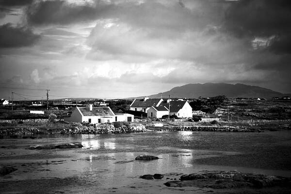 Reflection Wall Art featuring the photograph Connemara Cottages by Mark Callanan