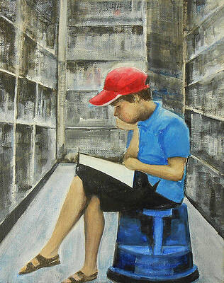 Wall Art featuring the painting Constant Never-Ending Improvement by Jane See