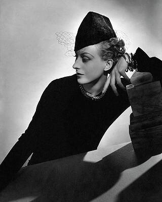 Vintage Fashion Portrait Photograph