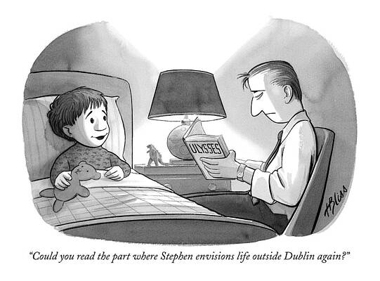 Child Enjoys Storytime with Ulysses Drawing