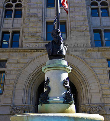 West Virginia Photograph - Courthouse Statue by Jonny D