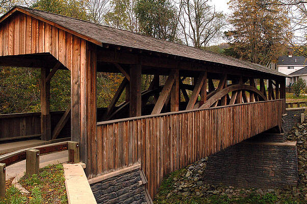Wall Art featuring the photograph Covered Bridge by Gary Wightman