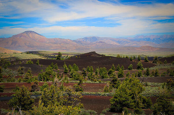 Idaho Wall Art featuring the photograph Craters Of The Moon Lava Beds by Carla E