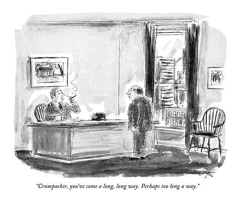 Professional Drawing - Crumpacker, You've Come A Long, Long Way. Perhaps by Everett Opie
