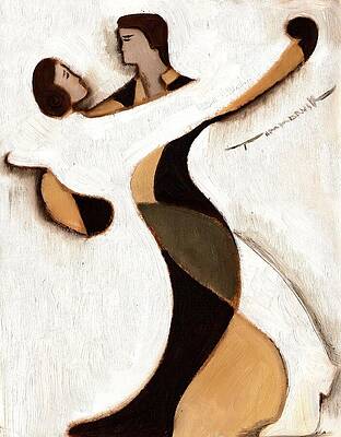 Tommervik Abstract Dancers  Art Print by Tommervik