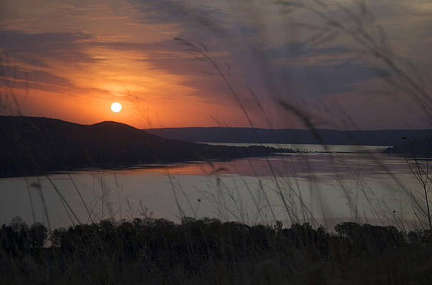 Michigan Wall Art featuring the photograph Daybreak On Glen Lake by Owen Weber