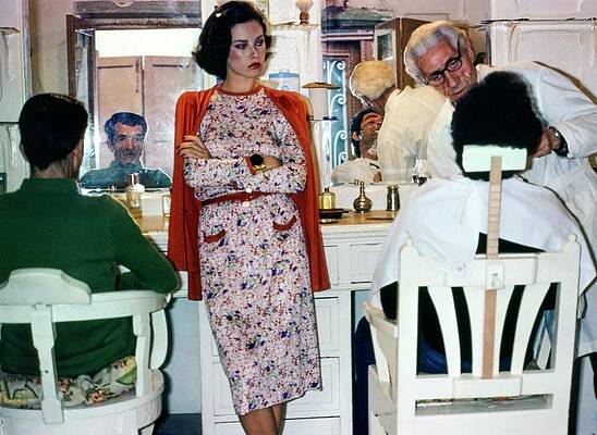 Greece Photograph - Dayle Haddon Wearing Missoni by Jacques Malignon