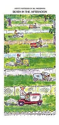 Ground Drawing - Death In The Afternoon by Bill Woodman