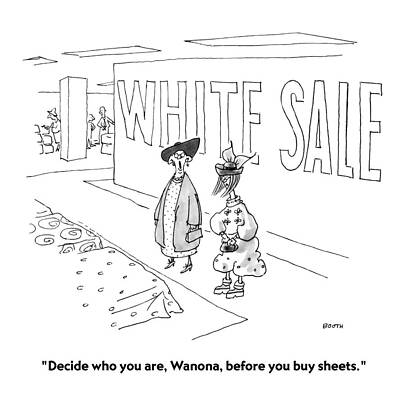 Decide Before You Buy Drawing