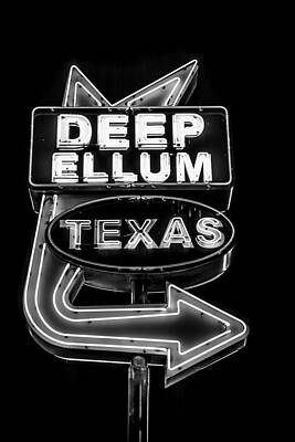 Deep Ellum Neon Sign Photograph