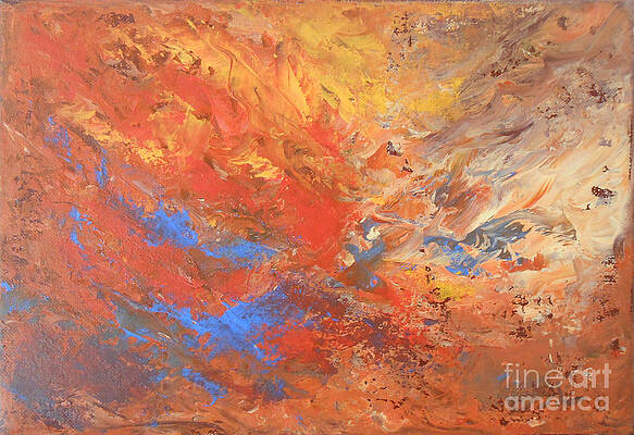 Wall Art featuring the painting Desire by Jane See