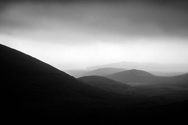 Wall Art featuring the pyrography Dingle Curves by Mark Callanan