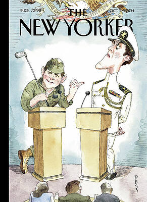 Debate Between Two Political Figures Painting