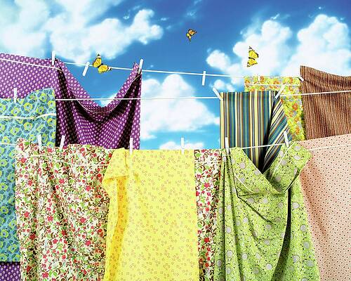 Vibrant Photograph - Dkny Bed Linens by Marion Brenner