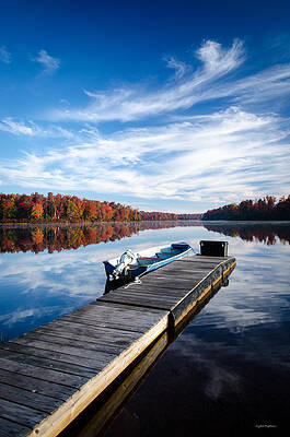 Wall Art featuring the photograph Dock At Lake Jean by Crystal Wightman