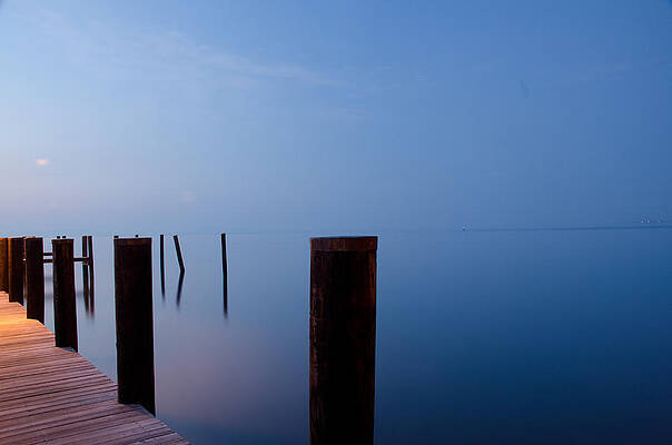 Wall Art featuring the photograph Dock Of The Morning by Gary Wightman