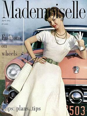 Vintage Fashion Magazine Cover Photograph