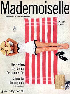 Summer Relaxation on Mademoiselle Cover Photograph