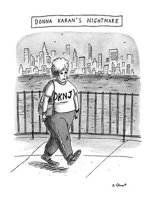 Donna Karan's Nightmare New Yorker Cartoon Drawing
