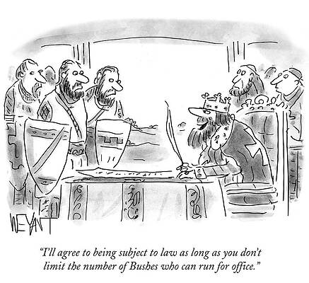 Limit Drawing - Don't Limit The Number Of Bushes Who Can Run by Christopher Weyant