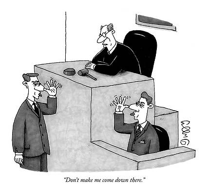 Courtroom Antics with a Judge Drawing