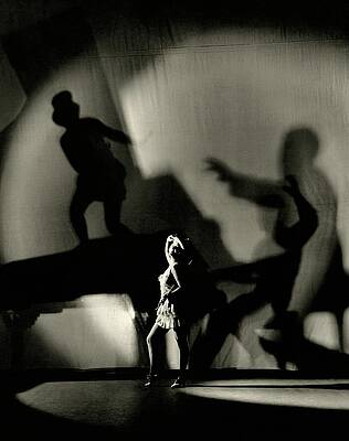 Illuminate Photograph - Dorothy Mackaill With Ominous Shadows by Florence Vandamm