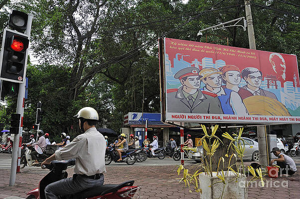City Photograph - Downtown In Hanoi by Sami Sarkis Photography