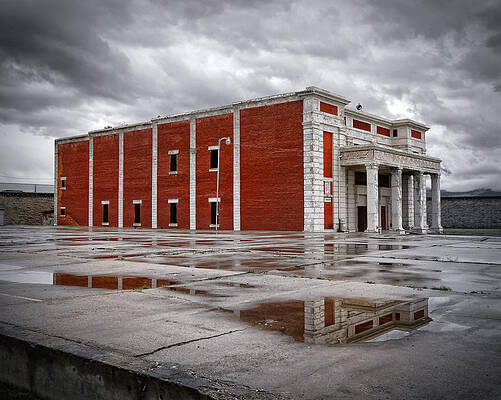 Montana Wall Art featuring the photograph Drama In Red by Ghostwinds Photography
