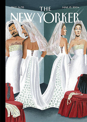 Mark Ulriksen Wall Art featuring the painting Dress Reversal by Mark Ulriksen