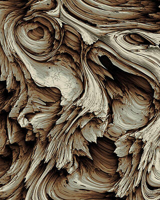 Unique Wall Art featuring the digital art Driftwood 1 by Vic Eberly