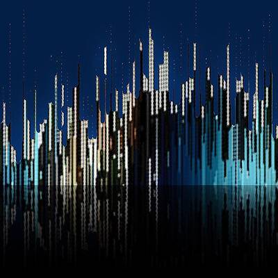 Reflection Digital Art - Dusk by David Manlove