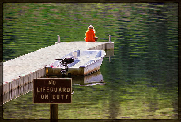 Washington Wall Art featuring the painting Early One Morning On Patterson Lake by Omaste Witkowski