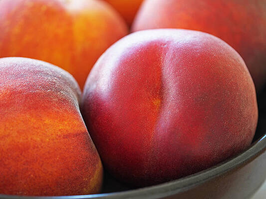 Wall Art featuring the photograph Eat A Peach by Rona Black