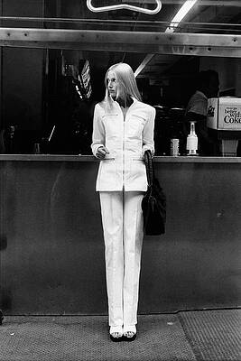 1970s Fashion at Diner Counter Wall Art