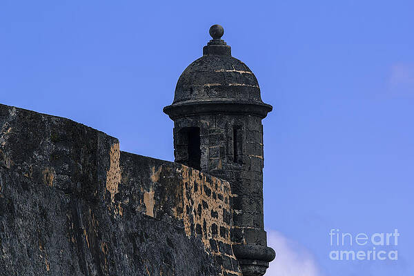 Puerto Rico Wall Art featuring the photograph El Morro's Garitas by Mary Lou Chmura