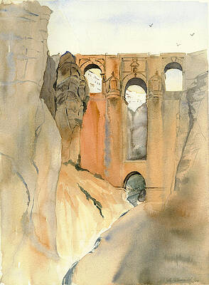 El Puente Nuevo, Ronda, Spain by Amanda Amend